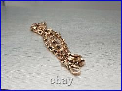 9ct Rose Gold Albert Chain/Watch Fob (c1905) Fabulous Condition- 21.6grams