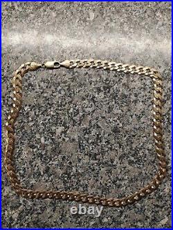 9ct Solid Gold 20 Curb Chain 32g