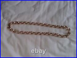 9ct Solid Gold Belcher Chain 142g