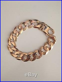 9ct Solid Gold Curb Bracelet