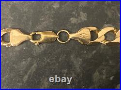 9ct Solid Gold Curb Chain 40 Grams
