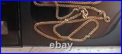 9ct Solid Gold Curb Chain Necklace 5.9g