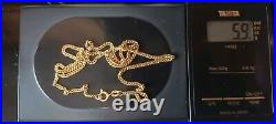 9ct Solid Gold Curb Chain Necklace 5.9g