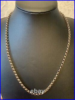 9ct Solid Gold Heavy Belcher Necklace Chain 20 Grams