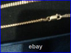 9ct Solid Gold Pave Cuban Curb Chain Diamond Cut 16- 7g-close Links- Glorious