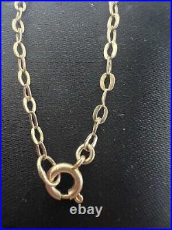 9ct Vintage Fine Yellow Gold 23.5 Chain