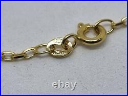 9ct Yellow Gold 16.5'' Cable Chain Link Necklace