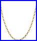 9ct Yellow Gold 16 inch Oval Belcher Chain Necklace 2.75mm Width