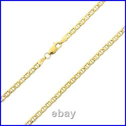 9ct Yellow Gold 18 inch Anchor Chain / Necklace UK Hallmarked 3MM Width