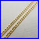 9ct Yellow Gold 2.2mm Curb Chain Necklace 18 20 22 inch Men's Women's