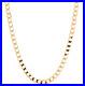 9ct Yellow Gold 22 inch Curb Chain Necklace 4MM Solid 9K GOLD- UK HALLMARKED