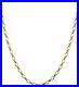 9ct Yellow Gold 22 inch Oval Belcher Chain Necklace 2.75mm Width