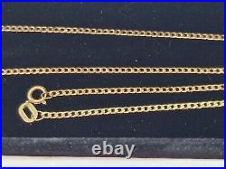 9ct Yellow Gold 23 Curb Chain