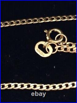 9ct Yellow Gold 23 Curb Chain