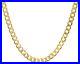 9ct Yellow Gold 24 inch CURB Chain Chunky 6mm Width UK Hallmarked