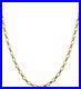9ct Yellow Gold 24 inch Oval Belcher Chain Necklace 2.75mm Width