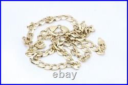 9ct Yellow Gold 25 Inch Curb Chain 25.9g 1401029