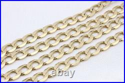 9ct Yellow Gold 25 Inch Curb Chain 25.9g 1401029