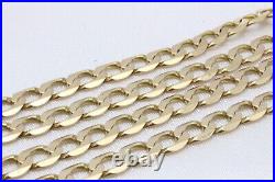 9ct Yellow Gold 25 Inch Curb Chain 25.9g 1401029