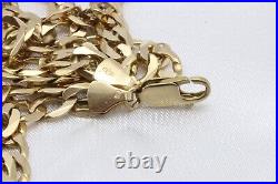 9ct Yellow Gold 25 Inch Curb Chain 25.9g 1401029