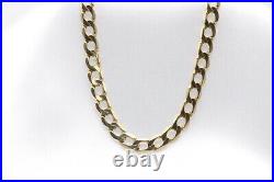 9ct Yellow Gold 25 Inch Curb Chain 25.9g 1401029