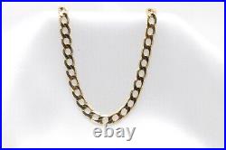 9ct Yellow Gold 25 Inch Curb Chain 25.9g 1401029