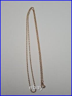 9ct Yellow Gold 28 Chain Vintage