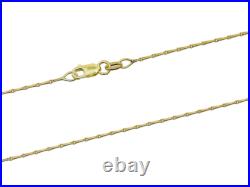 9ct Yellow Gold Barleycorn Jewellery Chain 16/18/20 Necklace HALLMARKED