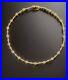 9ct Yellow Gold Beaded Chain Necklace 16 inch Full Beads Chocker Chocker 375