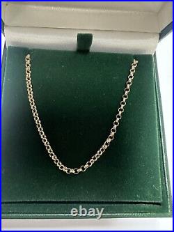 9ct Yellow Gold Belcher Chain (20 inch) 8.2 grams