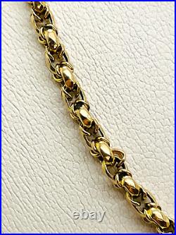 9ct Yellow Gold Byzantine Style Chain 3.0mm 36