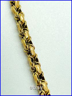 9ct Yellow Gold Byzantine Style Chain 3.0mm 36