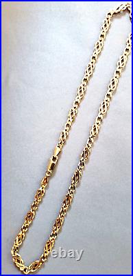 9ct Yellow Gold Celtic Link Necklace 24