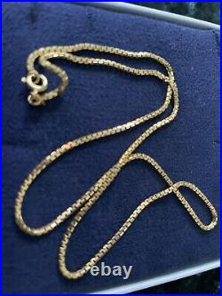 9ct Yellow Gold Chain Necklace 40cm 3.88g