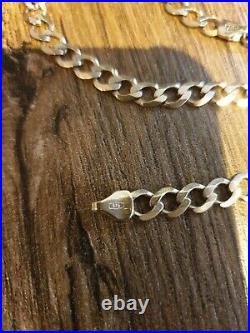 9ct Yellow Gold Curb Chain 16