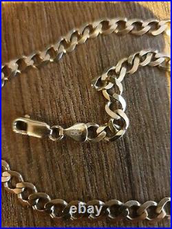 9ct Yellow Gold Curb Chain 16