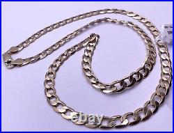 9ct Yellow Gold Curb Chain 22.9g