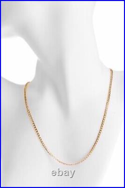 9ct Yellow Gold Curb Chain By Citerna width 0.23mm