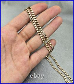 9ct Yellow Gold Curb Chain Hallmarked 9k Yellow Gold Unisex Chain 21