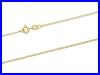 9ct Yellow Gold Curb Jewellery Chain 16-20 Necklace Hallmarked