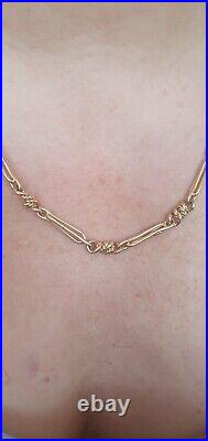 9ct Yellow Gold Fancy Chain 37 grams