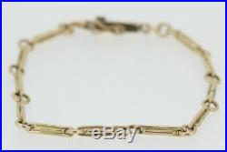 9ct Yellow Gold Fancy Chain Link Bracelet