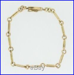9ct Yellow Gold Fancy Chain Link Bracelet