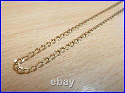 9ct Yellow Gold'Flat Curb' Chain Approx. 6.71g 20 Inches HY 104773
