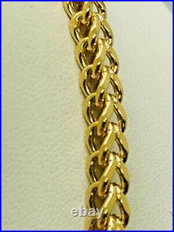 9ct Yellow Gold Franco Style Chain 4.2mm 24 CHEAPEST ON EBAY