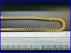 9ct Yellow Gold Franco Style Chain 4.2mm 24 CHEAPEST ON EBAY