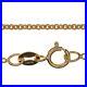 9ct Yellow Gold Mini Rolo Belcher Link Necklace Chain 1.2mm Choose your length