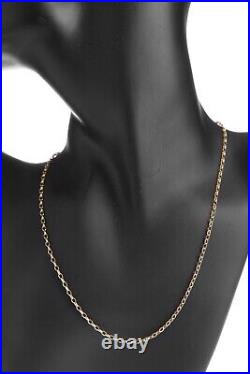 9ct Yellow Gold Oval Belcher Chain By Citerna