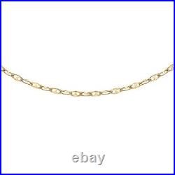 9ct Yellow Gold Rambo Chain Size 22 Inches with Lobster Clasp Metal Wt. 0.91 Gms