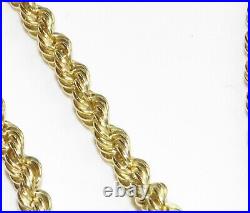 9ct Yellow Gold Rope Chain 18